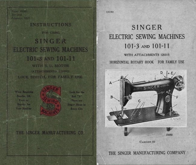 Manual for singer sewing machines